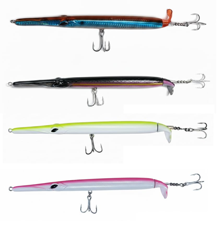 Needle con Coda Elica Esca Spinning Mare Serra Barracuda Popper Skipper
