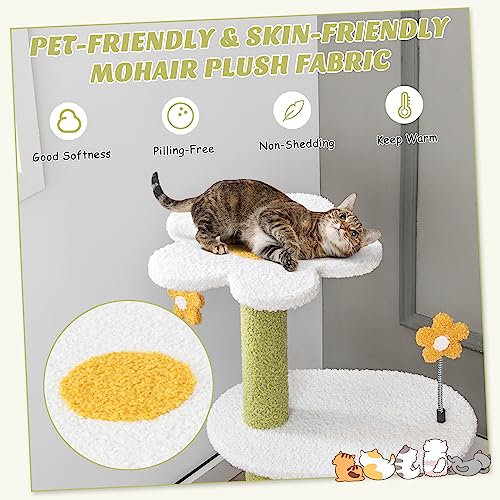 Tangkula Torre de Gato con Poste Rascador y Plataformas miniatura 7