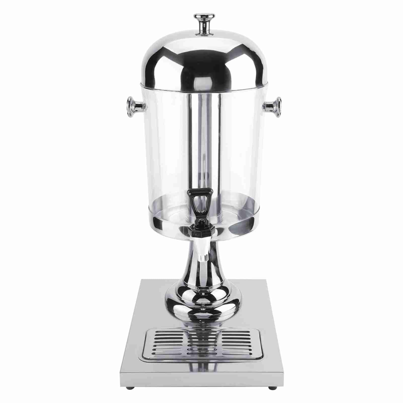 Dispensador de Bebidas Frías y Calientes, 8L con Grifo, para Restaurante y Bar de Hotel
