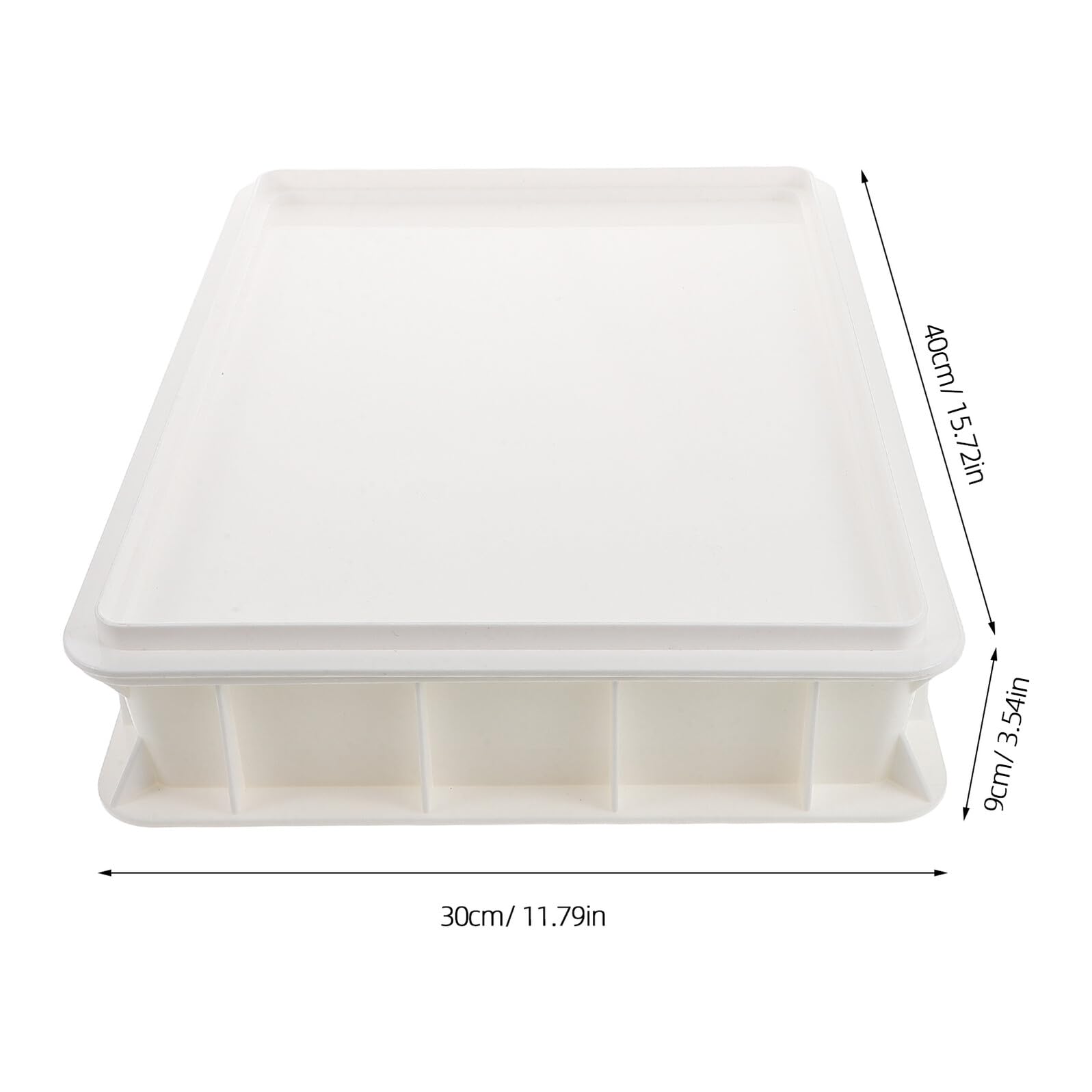 Artibetter Contenitore per Lievitazione Impilabile con Coperchio Box per Pizza e Pasta Mantiene Umidità per Panificazione Casalinga e Uso Professionale