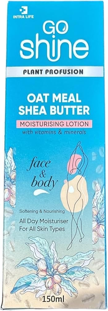 Go Shine Oat Meal Shea Butter Moisturising Lotion, Face and Body, All Skin Types, 150ml-image-14