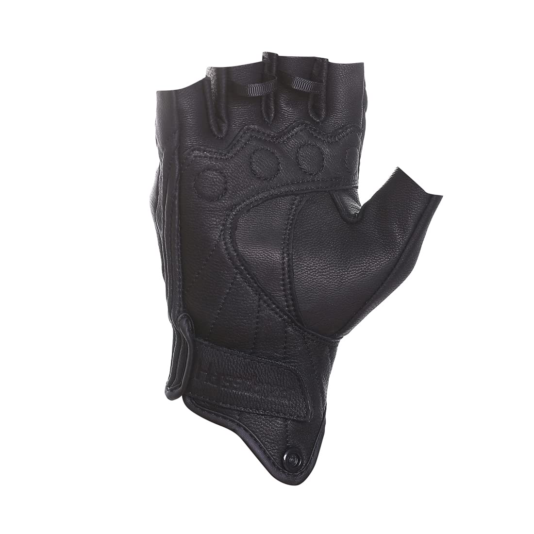 Harssidanzar Guanti da moto touchscreen da uomo in pelle di capra GM037EU