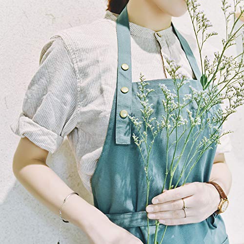 Mornite Art Aprons For Painting Pottery Ceramics, Mens Women Kitchen Cooking Aprons Waterproof Green #TOP7