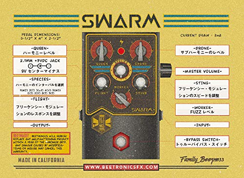 ギター BEETRONICS SWARM Beetronics ( ビートロニクス ) SWARM 送料無料 | サウンドハウス