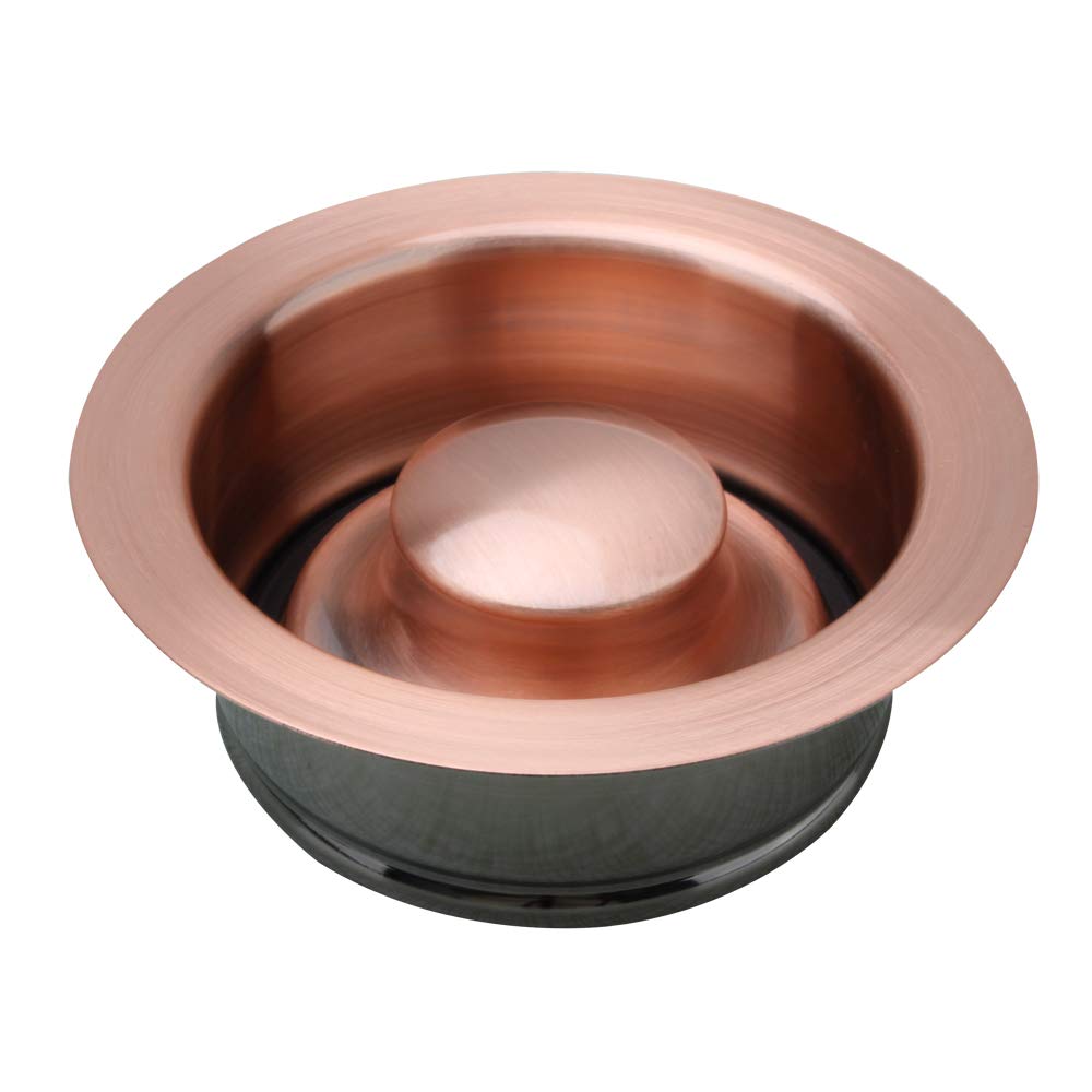 Akicon Kitchen Sink Copper Finish Garbage Disposal Flange Stopper, One Size Disposal Rim, Fit 3-1/2 Inch Standard Sink Drain Hole