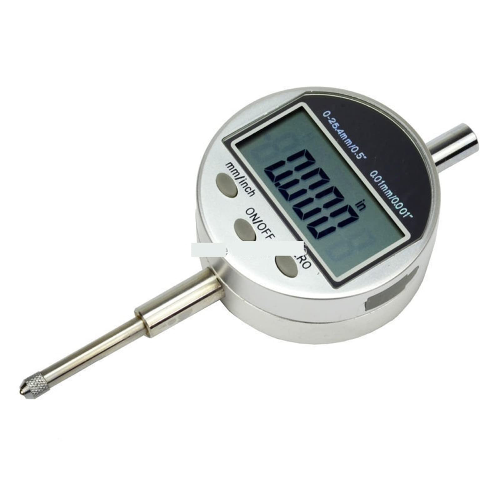 Indicateur à Cadran, 0-12.7mm 0-25.4mm/1 pouce Indicateur numérique 0.01mm Indicateur de cadran électronique Jauge de cadran numérique Utiliser une batterie 3V pour le travail du bois, les ateliers, l