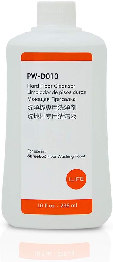 ILIFE Shinebot W400/ W400s /W450 /W100 Robot Vacuum Cleaner（2Pcs）, Authentic Replacement Parts, Hard Floor Cleaning Solution, PW-D010