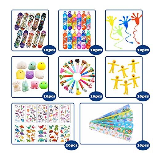 Wleozys 80 Stück Mitgebsel Kinder Kindergeburtstag Spielzeugset,Partyspielzeuge, Sortiment Party Tasche Füller für Jungen Mädchen, Partytütenfüller, Spielzeug-Großpackung für Kinder.