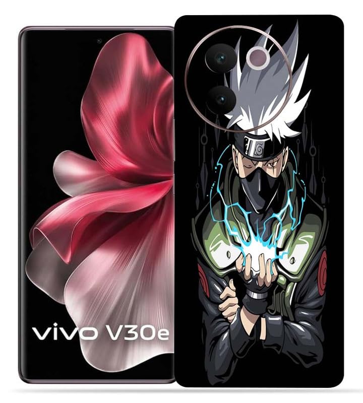 OggyBaba -Power of Kakashi Vivo V30e 5g Mobile Back Skin Rear Screen Guard Protector Film Wrap (Coverage - Back+Camera+Sides)