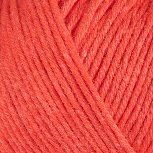 Image of Baby Cotton Blend Yarn - Soft Sport Weight Yarn for Crochet & Amigurumi - 50g /180yds - 60% Cotton 40% Acrylic - Ideal for Baby & Knitting Proj.(Bittersweet, 1 Ball)