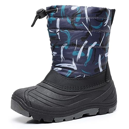 Blikcon Boys Snow Boots Outdoor Cold Weather Winter Boots (Toddler/Little Kid)