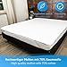 Matratzenauflage Mila 80x200 Molton | 100% wasserdicht | Matratzenschoner mit Anti-Milben Ausrüstung | Atmungsaktiver und hygienischer Matratzen-Schutz | Auflage mit recycelter Baumwolle, 80 x 200 cm