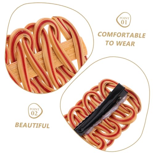 Barrette décorative et épingle à cheveux chinoise en bambou faite main