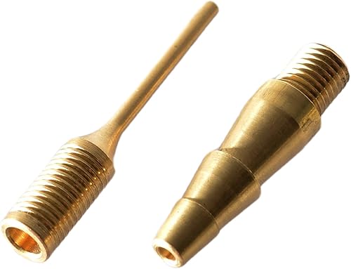Aguja de bomba de bola integrada de latón, aguja de bomba de aire, boquilla de agujas de inflado, para baloncesto, fútbol, voleibol y más eficiente,