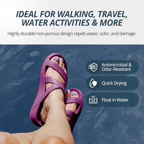 Image of NUUSOL Women Hailey Slide, Lightweight EVASOL Foam Footwear