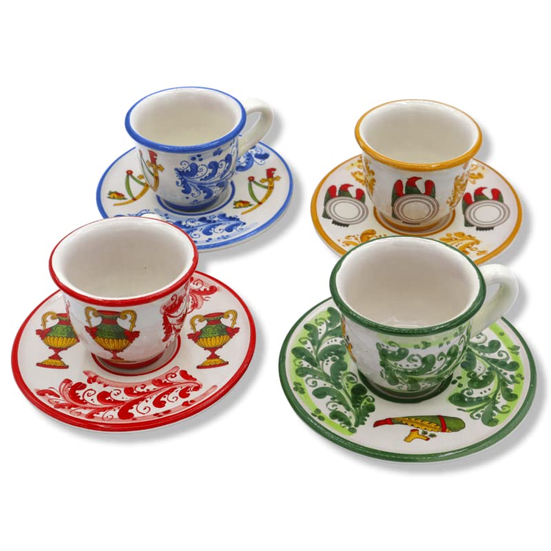 Tasses à café en céramique sicilienne pour des matins ensoleillés