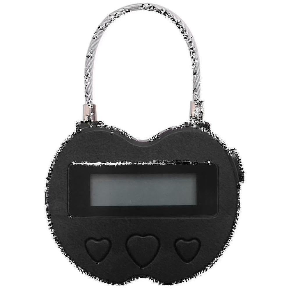 Joyhappst Image Color Smart Time Lock Lcd Display Time Lock Usb Rechargeable Temporary Timer Padlock Travel Electronic Ti