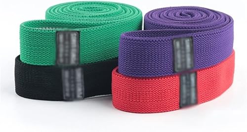 JIAMEI - Bandas de asistencia para dominadas resistencia de tela juego de correas largas para ejercicio bandas elásticas para gimnasio y trabajo
