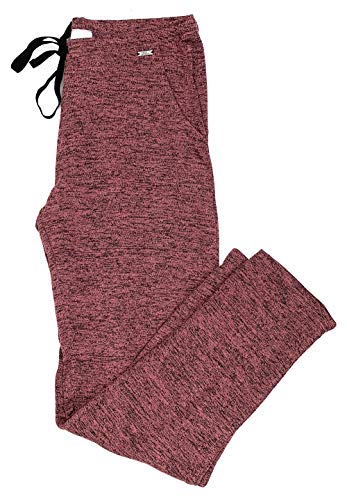 Hello Mello Carefree Threads Womens Loungewear Pants with Pockets and Adjustable Elastic Waistband, Matching Drawstring Bag Clay Medium 8-10
