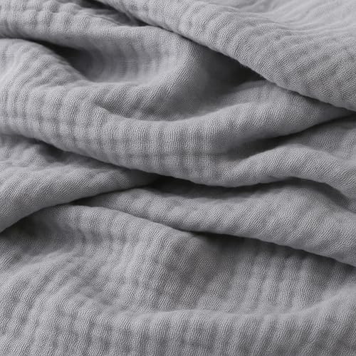 Image of Newton Baby Deluxe Crib Sheet - Ultra-Soft Breathable Organic Cotton Fitted Crib Sheet | Thicker & Softer Design | Machine Washable Baby Bedding | Evening Gray