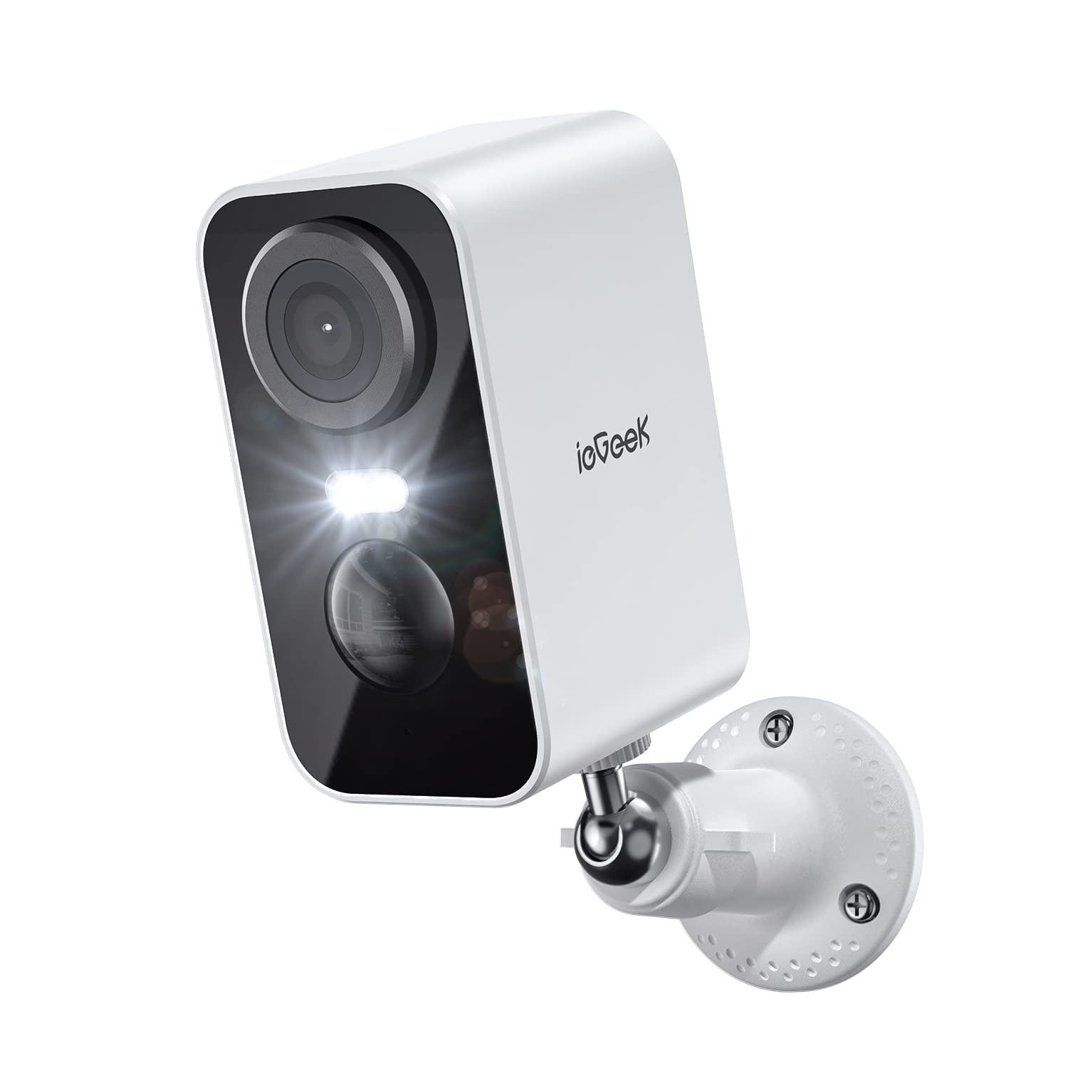 ieGeek Telecamera Wi-Fi Esterno 360° PTZ WiFi Videocamera Sorveglianza con 1080P Visione notturna a colori, Tracciamento Automatico, IP66 Impermeabile, Rilevamento del movimento, Audio bidirezionale