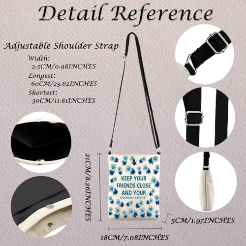 Image of MNIGIU Musical Inspired Gift Musical Crossbody Bag Musical Merch For Musical Lover