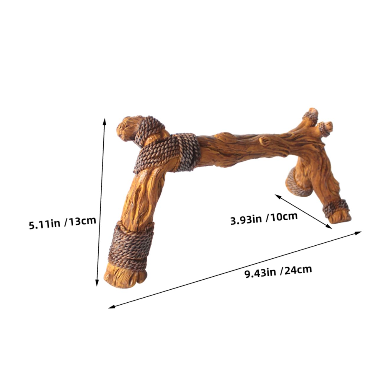 GANAZONO Driftwood Branch for Reptile Habitat Natural Decor for Snake Climbing Aquarium Pieces Enhances Rain Forest Terrarium Compatible with Bearded Dragons and Geckos