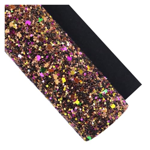 Tissu à paillettes épaisses Type 3 haut de gamme sur cuir souple élastique