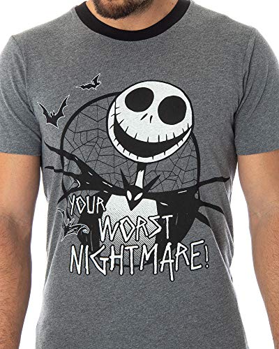 Seven Times Six Nightmare Before Christmas Jack Skellington 3 Piece Gift Set Pajama Pants, Shirt, and Cozy Socks3