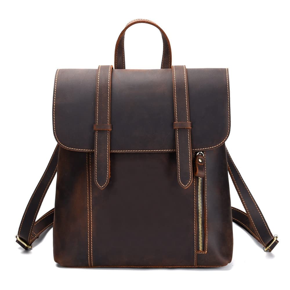 Sac à dos homme décontracté de style rétro compartimenté pour voyage et études