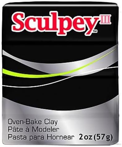 Sculpey Iii Arcilla Polimérica 2oz - Negro