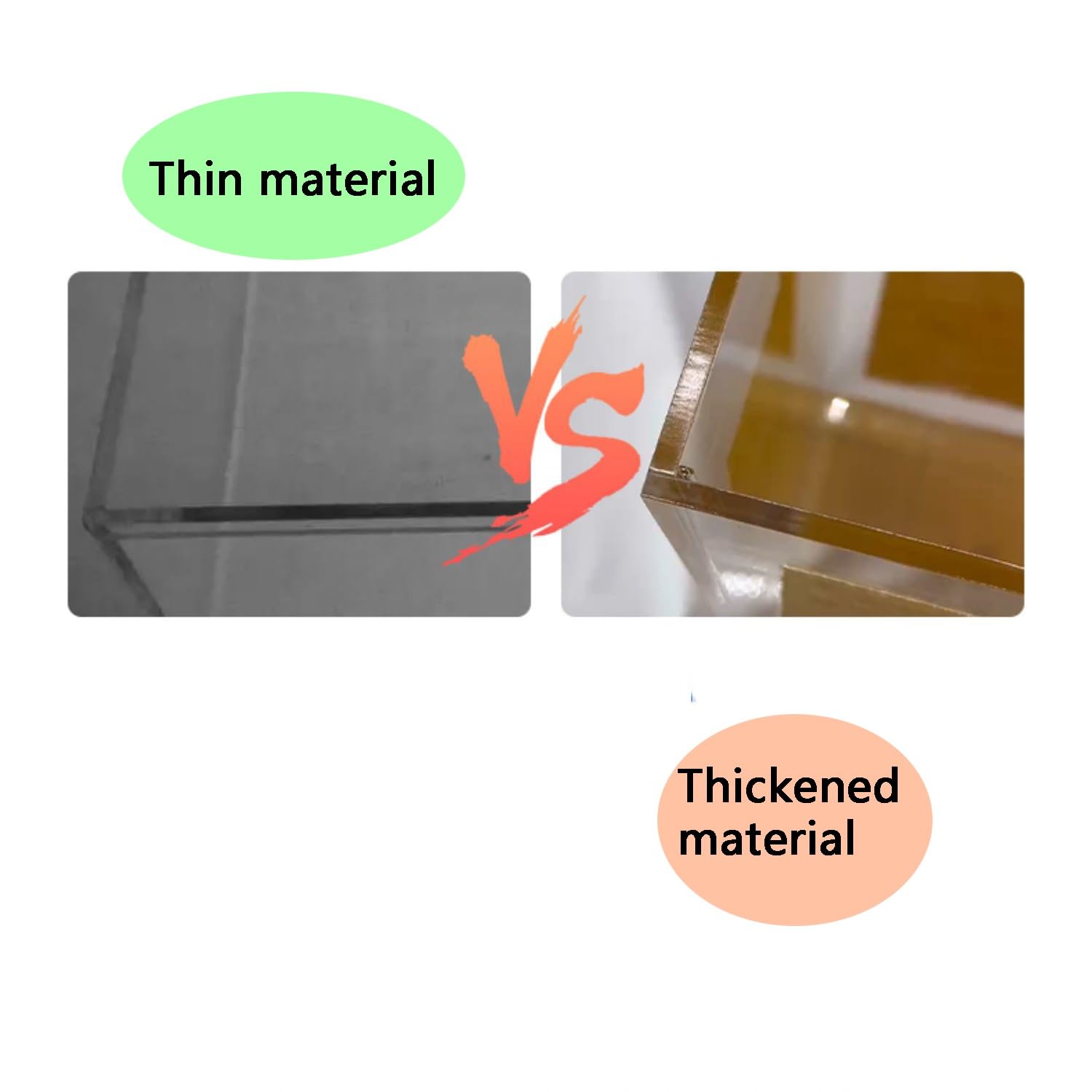 Vitrina acrílica para fotografía y almacenamiento de cosméticos, diseño dinámico de tanque de agua poco profundo, construcción acrílica duradera