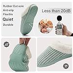 Mabove Hausschuhe Damen Winter Wärme Bequem Plüsch Pantoffeln Indoor Home rutschfeste Kuschelig Weite Leicht Slipper – Bild 5