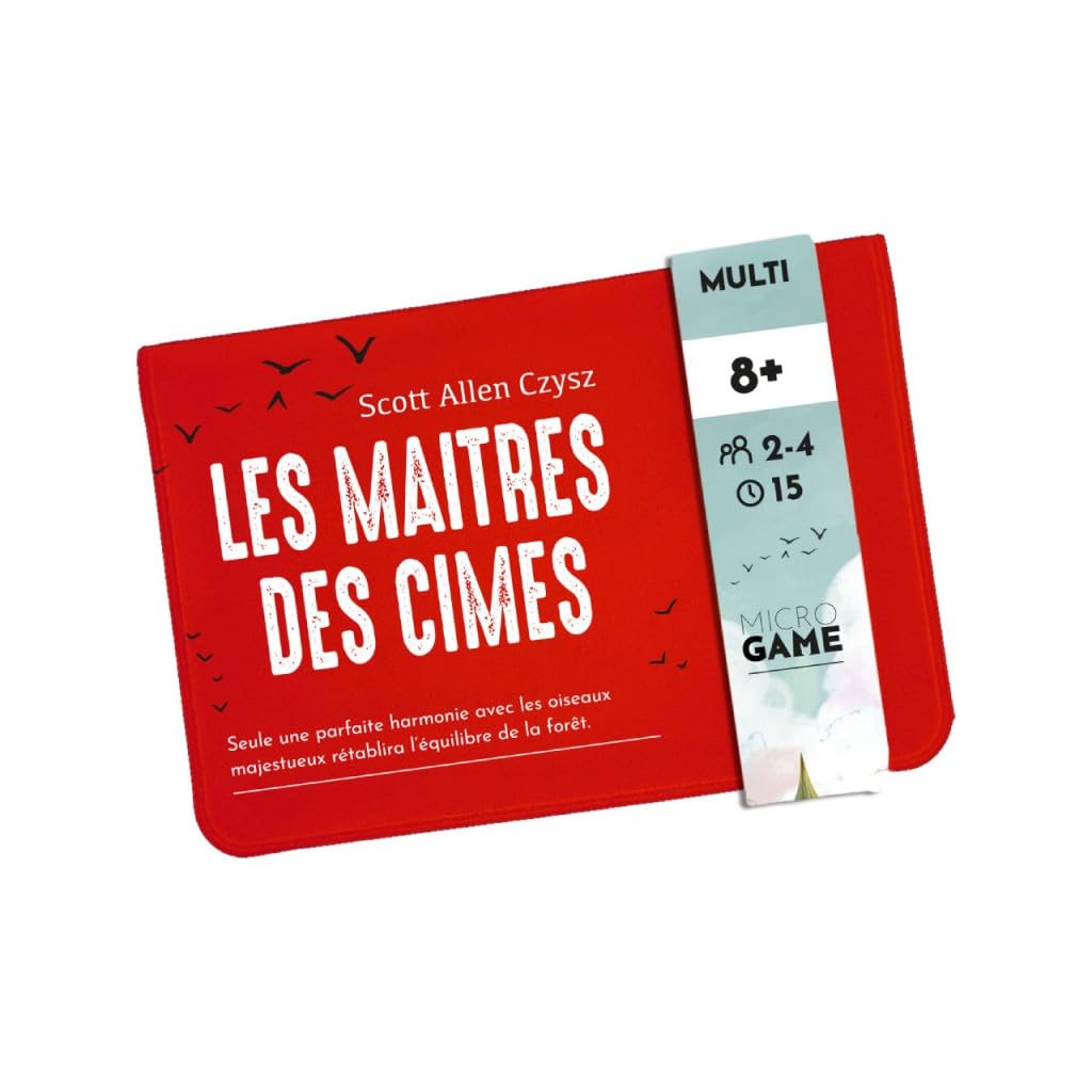 Matagot Les Maîtres des Cimes (MicroGame 38) | Jeu de Gestion de Main | Combinaisons & Pouvoirs Oiseaux | 2 à 4 Joueurs | Format Compact