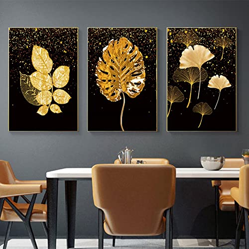 Affiche Ginkgo et Monstera pour réchauffer un grand mur de chambre vide