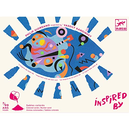 Djeco A&C Inspired by Abstracto kit de manualidades infantiles de arte abstracto 7