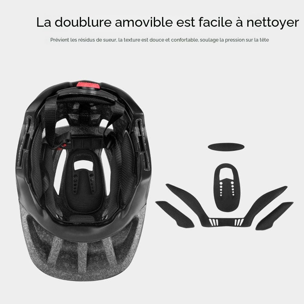 Casque de vélo intégral 2 en 1 pour enfants - Casque tout-terrain VTT BMX skateboard avec mentonnière amovible, 13 aérations