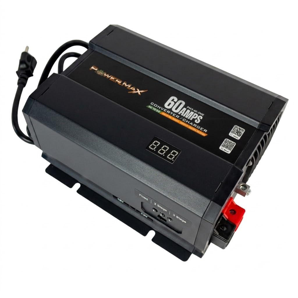 PowerMax PM3-60LK 60A Deck Mount RV Converter Charger Lithium
