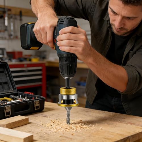 Foret à fraiser pour bois kit chambrage countersink mandrin ajustable - 2