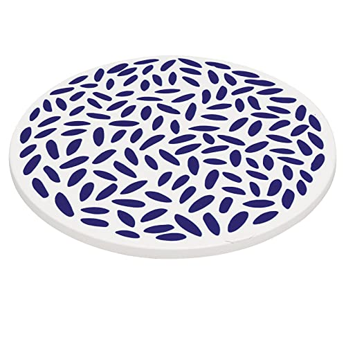 Dessous-de-plat rond en céramique 20 cm Nordic Drops avec motif Zassenhaus