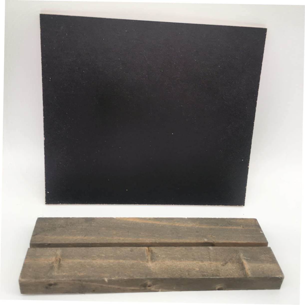 Mini Lavagne da Tavolo 10 Pezzi in Pannello di Densità Nero