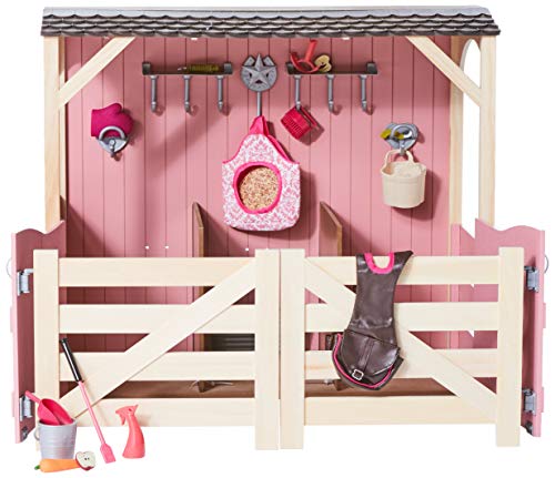 Our Generation Bd37880 Saddle Up Stable Horse Barn, Various #TOP1