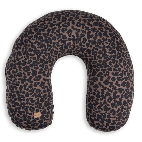 Alivio del dolor menstrual con saco de semillas BÉABA Little Warmy de lino estampado leopardo