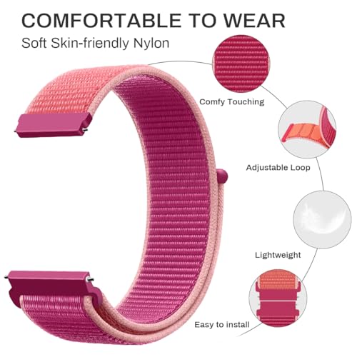 2 Pack de correas para reloj 22 mm ajustables trenzadas miniatura 3