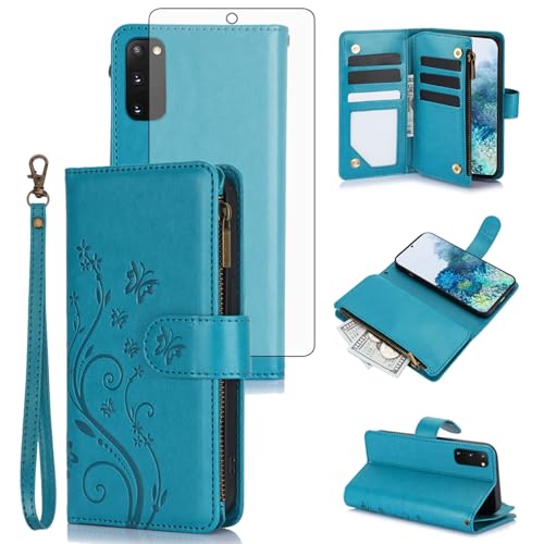 Coque Samsung S20 Plus bleu YM020 UK de protection arrière pour smartphone