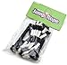 Black and White 7-foot Jump Rope with Plastic Segmentation by K-Roo Sports