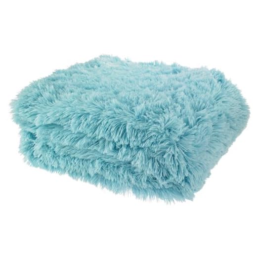 Catherine Lansfield - Manta suave (tela de peluche, 150 x 200 cm), color azul