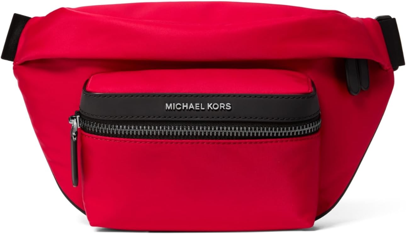 Michael Kors Brooklyn Travel Belt Bag, Light Gunmetal