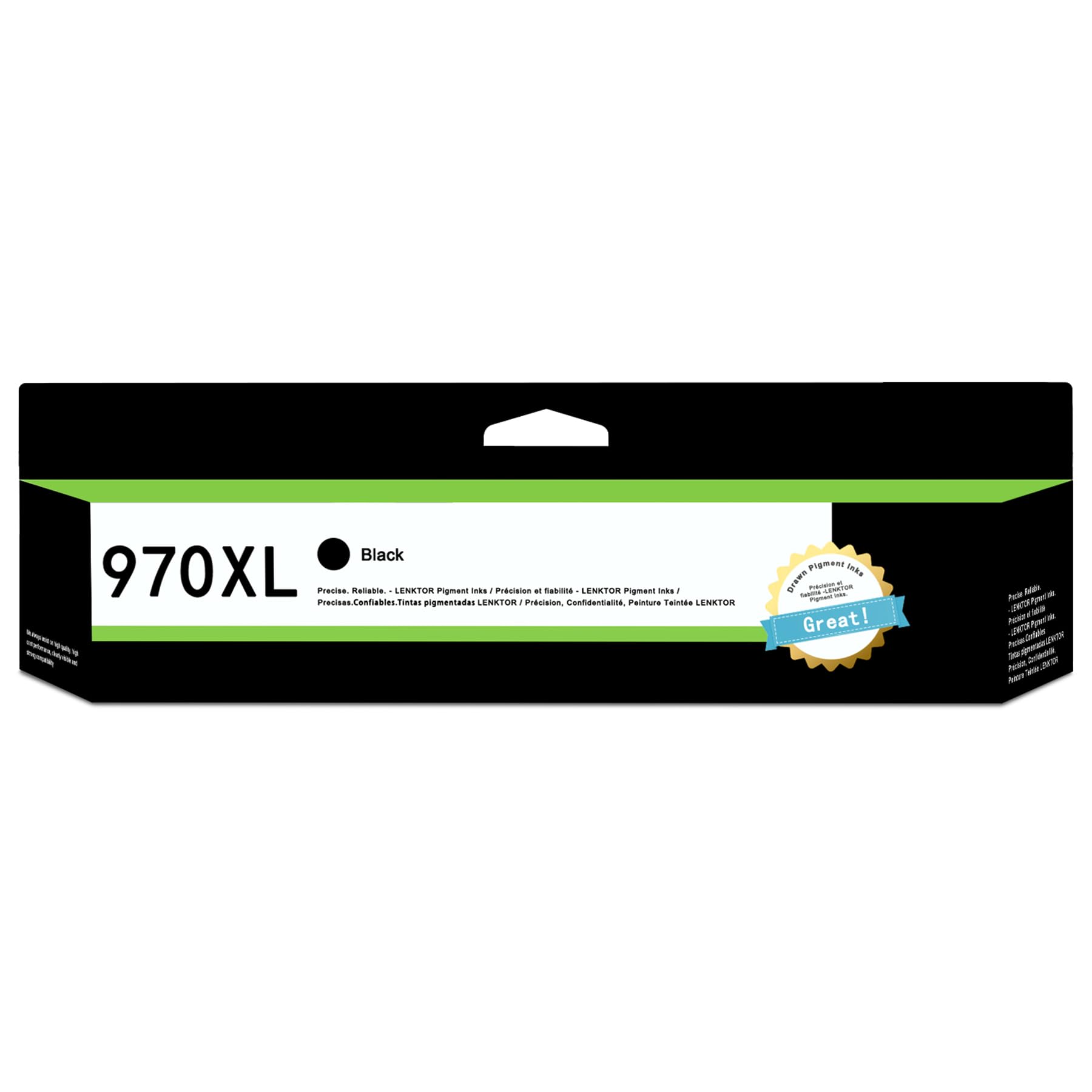 970XL High-Yield Ink Cartridges (1 Pack, Black) Compatible 970 970XL Ink Replacement for HP 970 970XL Ink Cartridges for OfficeJet Pro X451dw X451dn