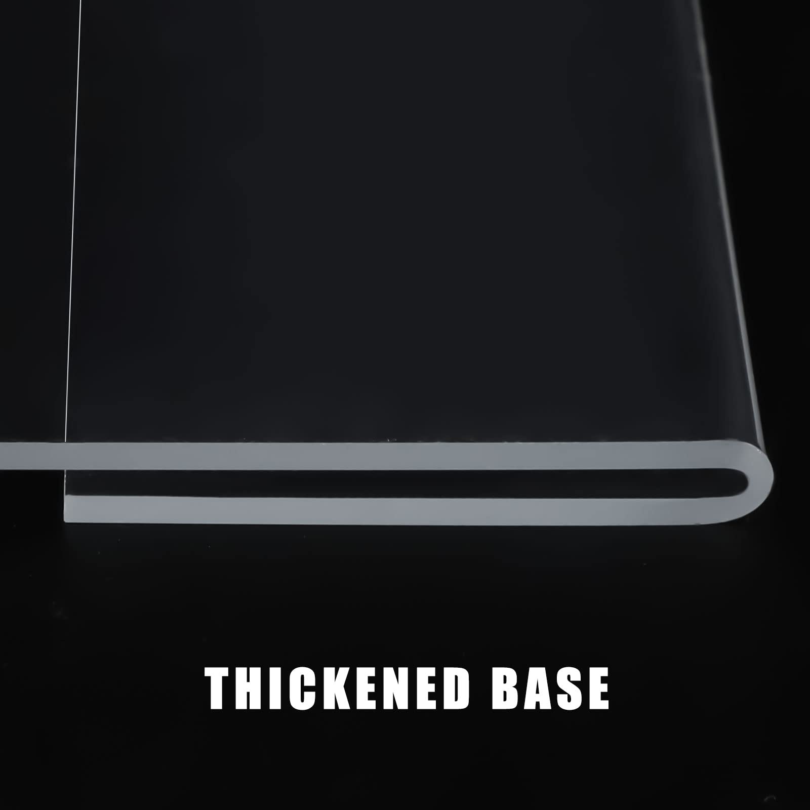 xydstay 12pack 8.5 X 11 Wall Mount Acrylic Sign Holder with 3M Tape, Clear Plastic Sign Holder, Menu Holder, Unbreakable Table Sign Holder for Restaurant, Office, School, Store and Home Use